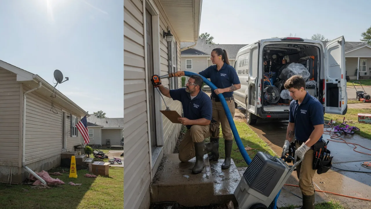 Ceiling Water Damage Restoration in Red Wing, MN near me